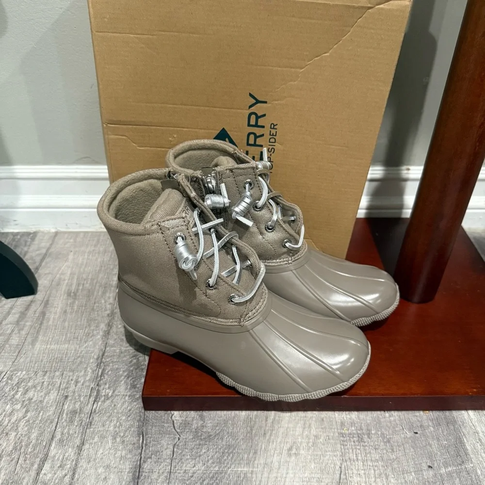 Sperry Women's Saltwater‎ Sparkle Dove Rain Boot
